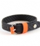 LouLou Essentiels Bracelet Arm Candy Anaconda black & orange 